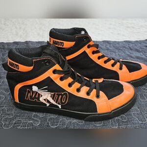 Naruto Shippuden Run Hi-Top Sneakers size 9